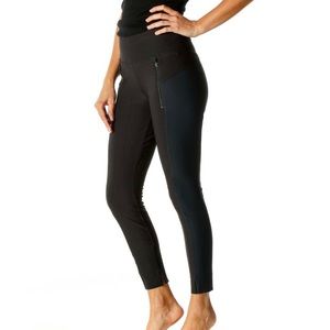 Athleta Navy / Dark Grey Athletic Leggings - Size S
